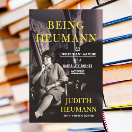 being heumann book cover 2 Being Heumann cover in front of a stack of books.