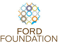 Logo for the Ford Foundation. A circle with other colored circles in it. Underneath that is text that reads "Ford Foundation"